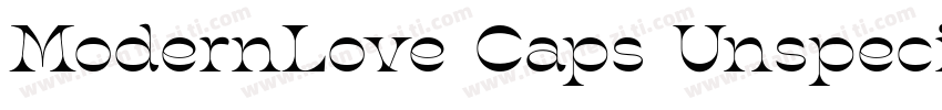 ModernLove Caps Unspecified Didact字体转换